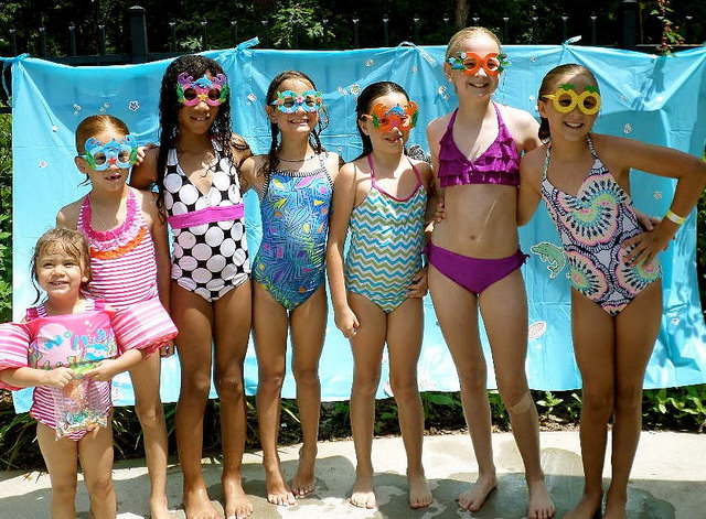 Dolphin Pool Birthday Party Ideas Big Hit For Birthday Girl
