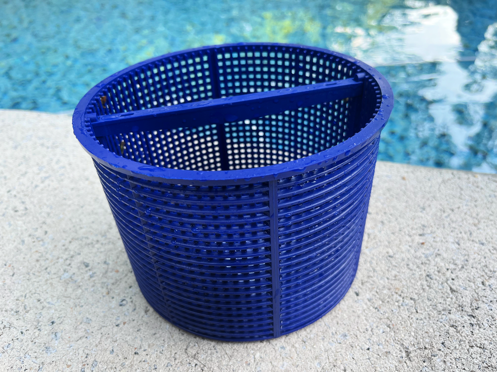 blue pool skimmer basket